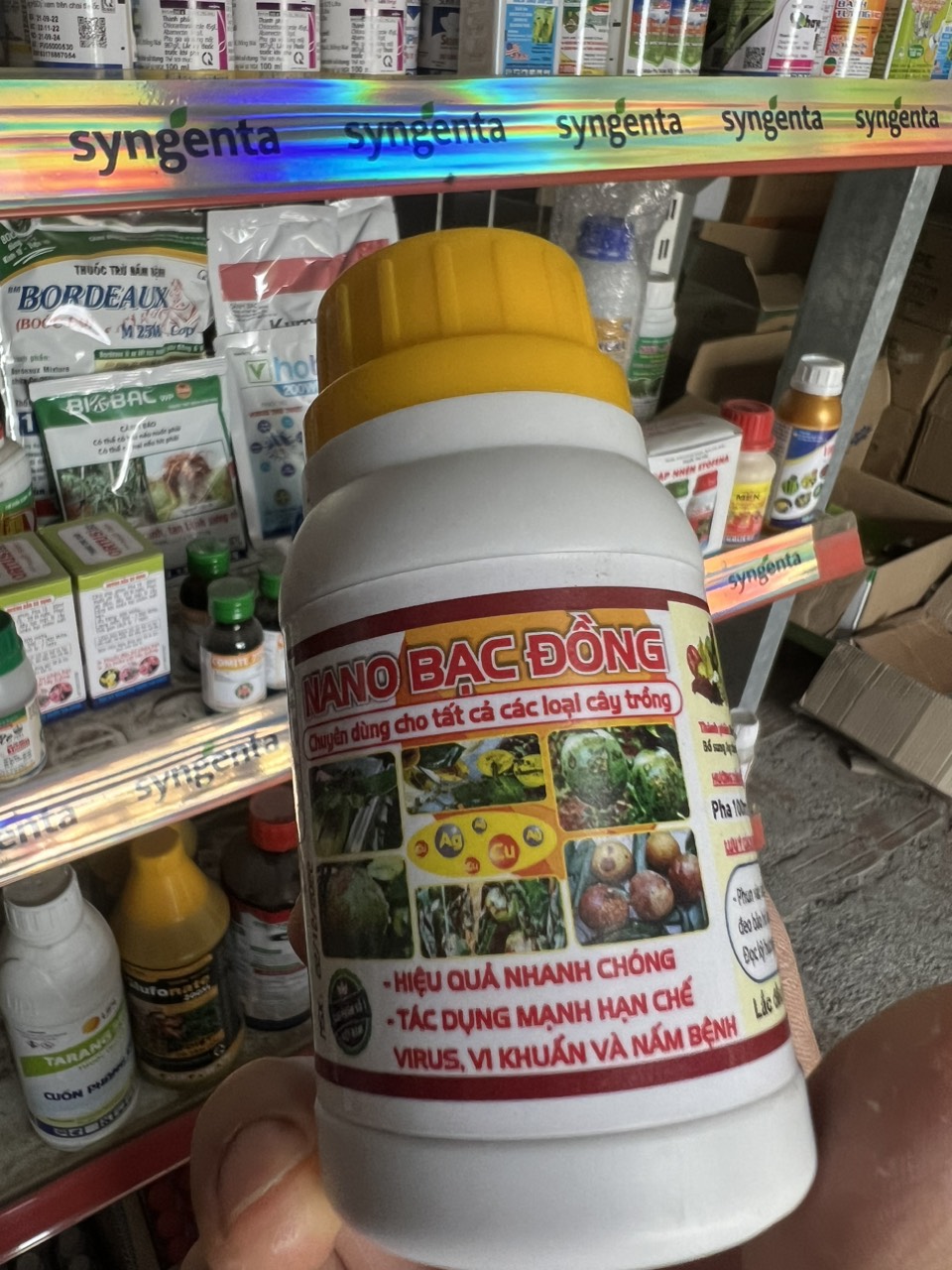 Chế phẩm Nano - Nano bạc đồng trừ bệnh nấm và vi khuẩn