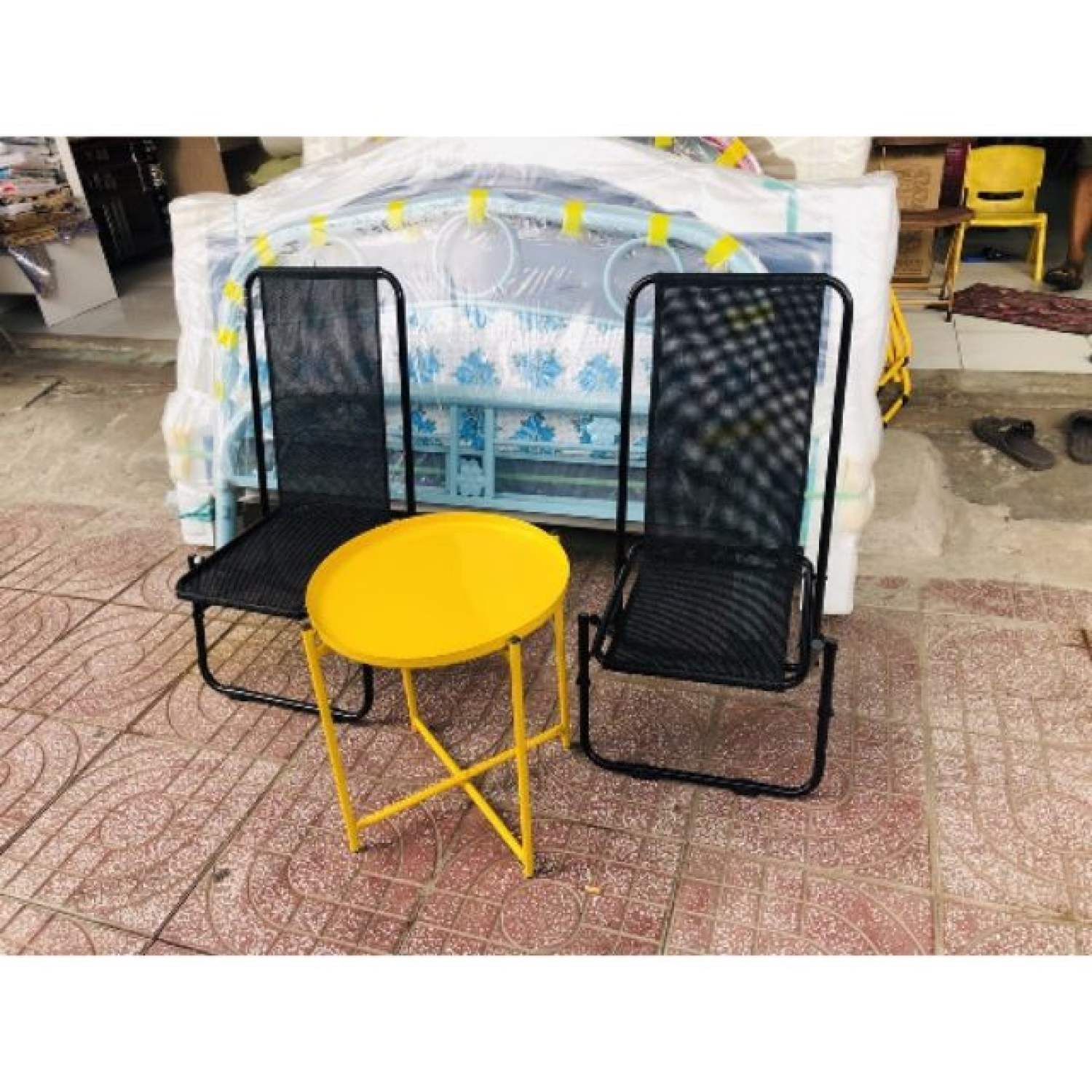 Bàn Tròn Mâm Rời Xếp Gọn