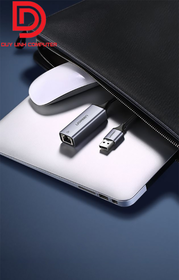 Cáp chuyển USB 3.0 to Lan hỗ trợ 1000 Mbps Ugreen 50922