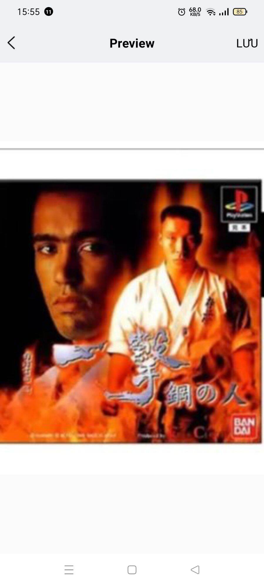 Game ps1 đánh võ