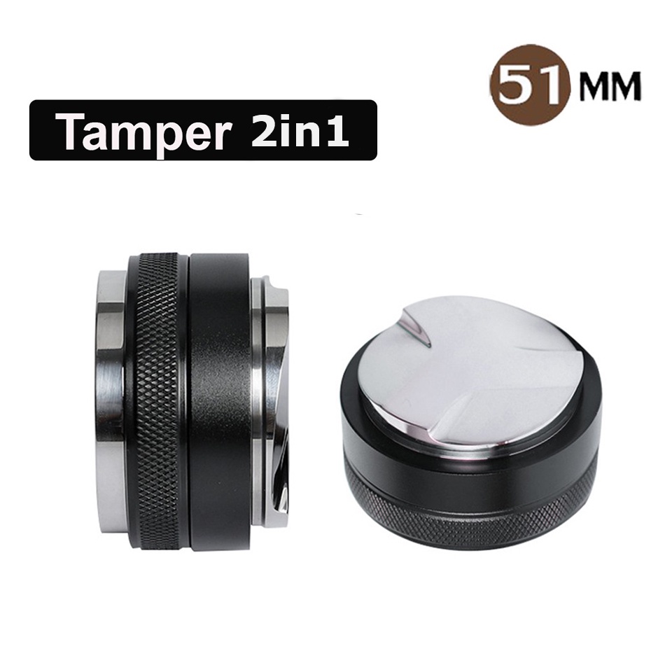 Tamper OCD 2 đầu size 51mm (Dụng cụ nén kết hợp phân bổ cà phê )
