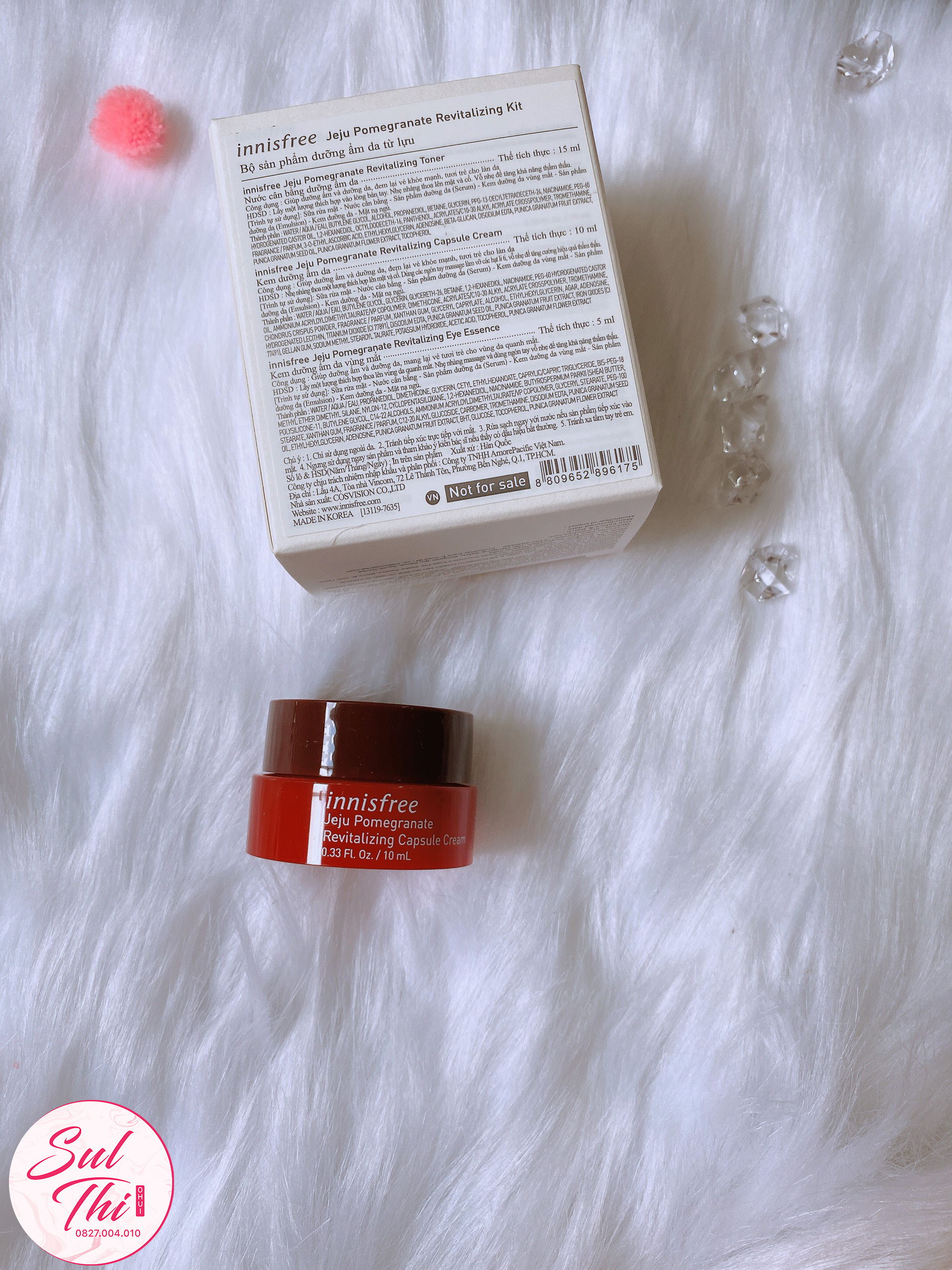 Set dưỡng da mini Lựu đỏ Innisfree Jeju Pomegranate