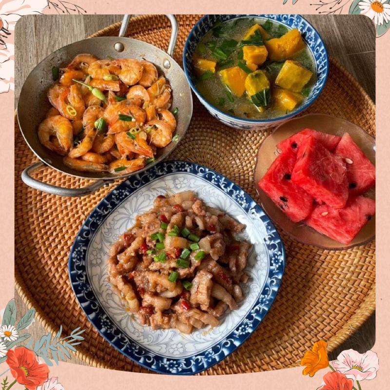 [Rẻ vô địch] [Có sẵn] [Ảnh thật] Mâm mây ăn cơm, lồng bàn che bụi, bê đồ ăn, trà, decor chụp ảnh