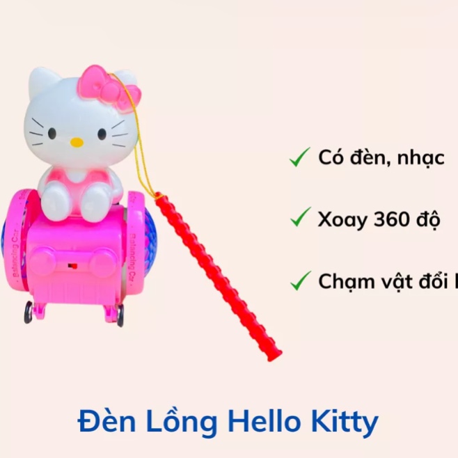 Đèn Lồng Trung Thu Hello Kitty Thăng Băng Cho Bé