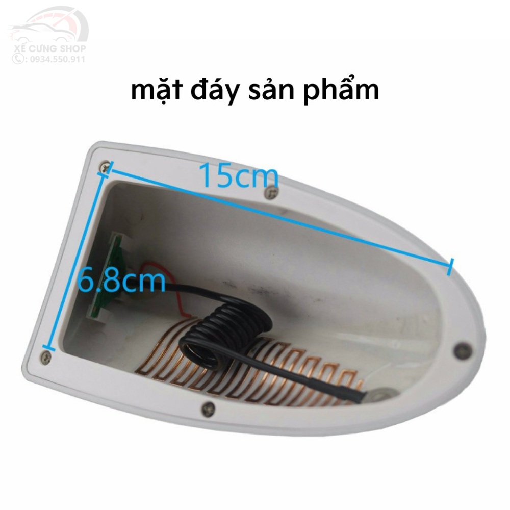 Vây cá mập angten size to - Santafe, Kona,...
