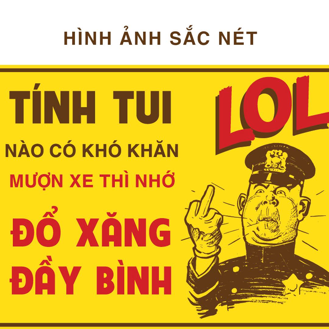 [HCM]Combo 2 tem dán xe Đổ Xăng Đầy Bình - Tem dán xe máy