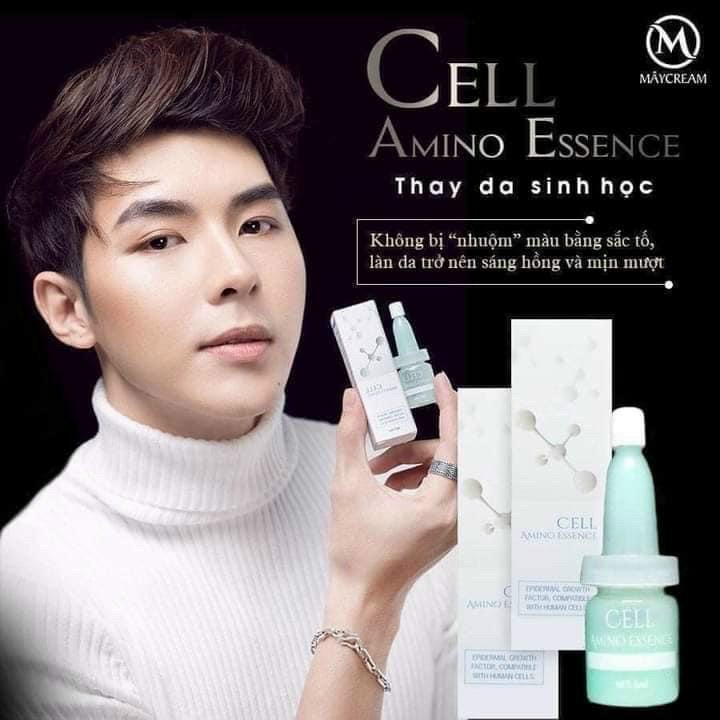 tinh chất cấy trắng cell amino essence Mây cream