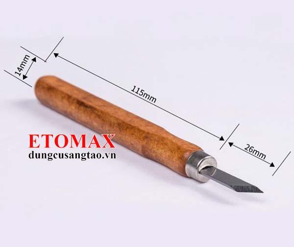 Bộ 12 dao khắc, đục tiện gỗ đa năng cao cấp