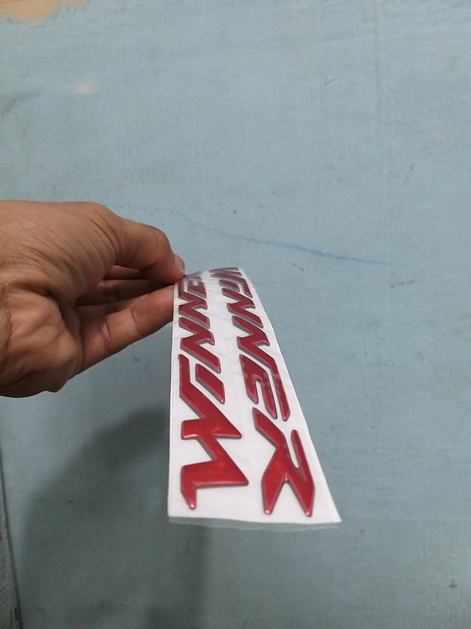TEM CHỮ NỔI XE HONDA WINNER