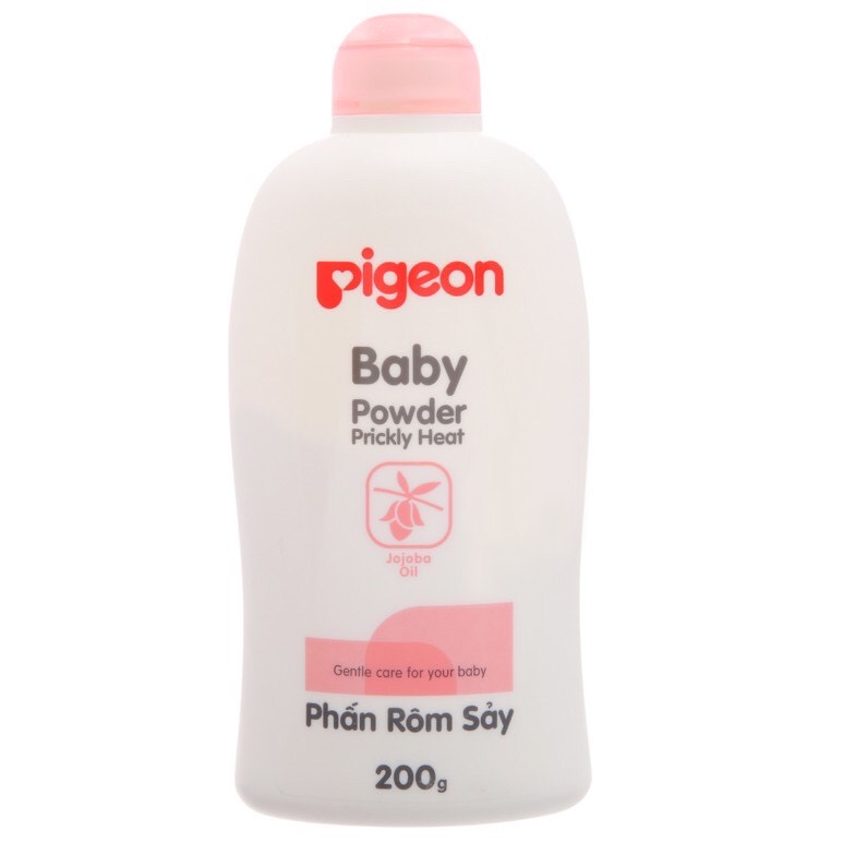 Phấn rơm sẩy Pigeon nắp màu cho bé 100g/ 200g