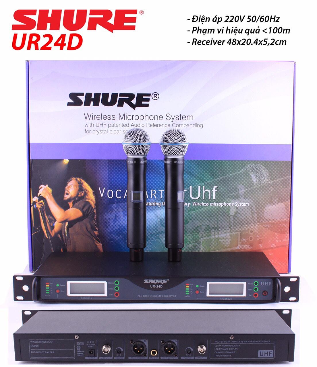 [HCM][Trả góp 0%]MICRO KHÔNG DÂY UR-24D