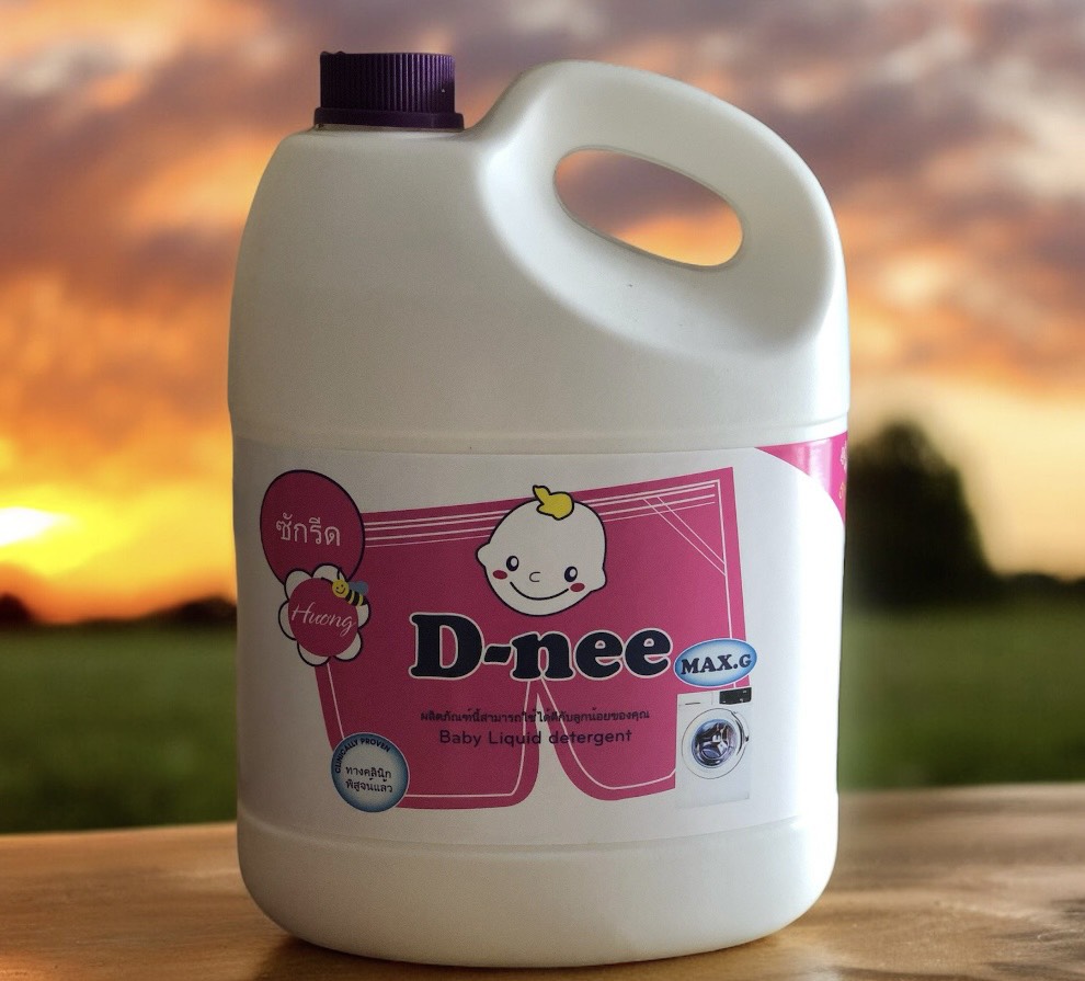 Nước Giặt Quần Áo Cho Trẻ "Dnee Max" can 3,8l => { an toàn - tiện lợi- tiết kiệm }