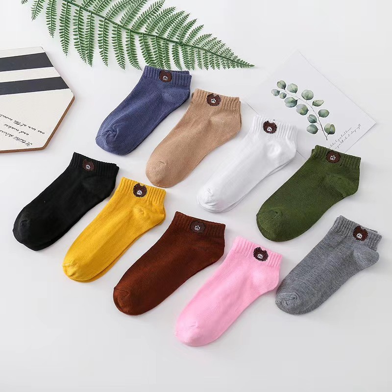 COmbo 1 bộ 3 đôi TẤT GẤU siêu dễ thương Nam Nữ