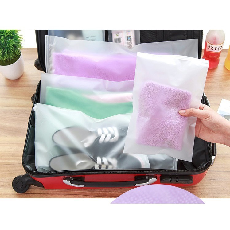 Combo 10 Túi zip đựng đồ size 24x35cm