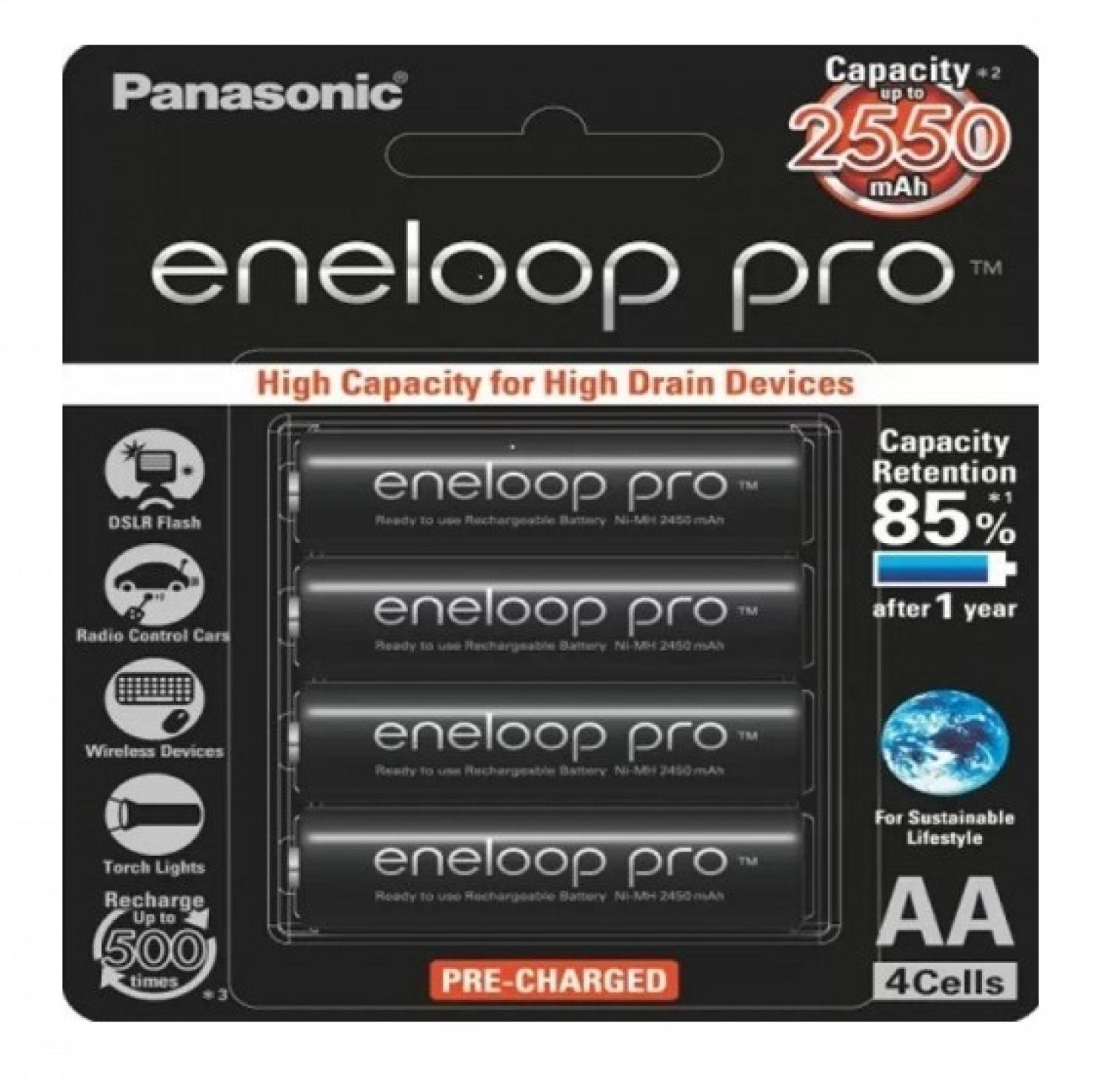 PIN AA PANASONIC ENELOOP PRO 2550MAH