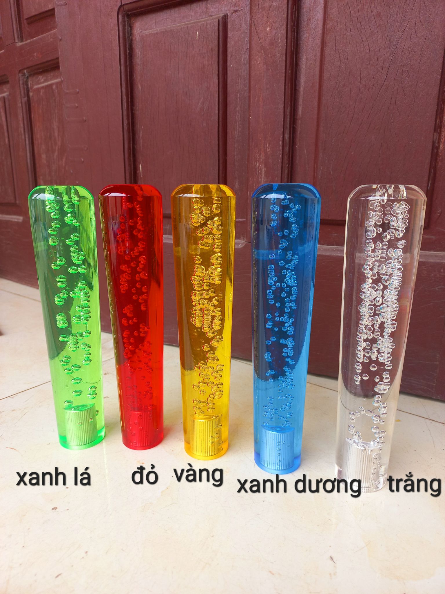 Bọc cần số pha lê xe ô tô