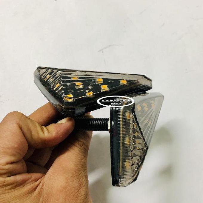 Xi nhan Led tam giác Dẹp gắn WINNER X ,Exciter...