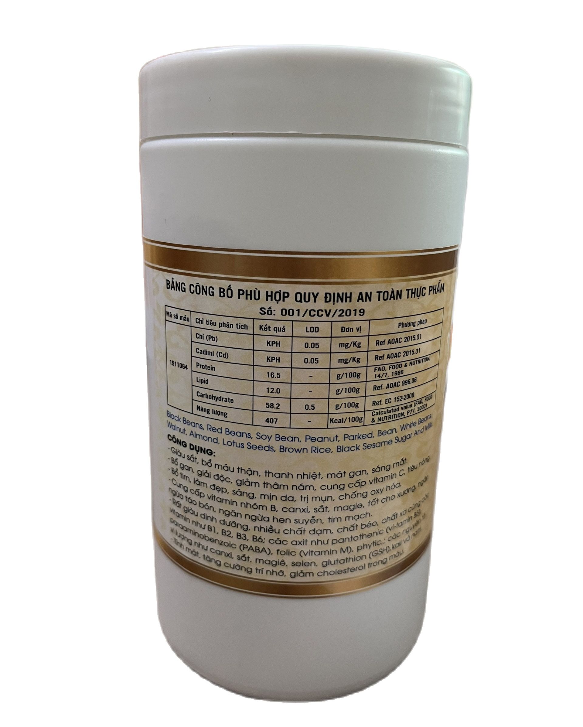 Sữa Đậu 15 Loại Hạt Không Đường 500g