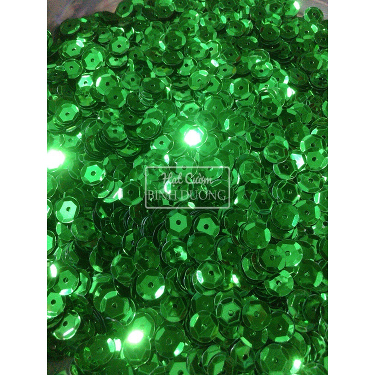 Gói 100gram Kim sa(Sequin) thiếc lõm 5mm trang trí áo váy