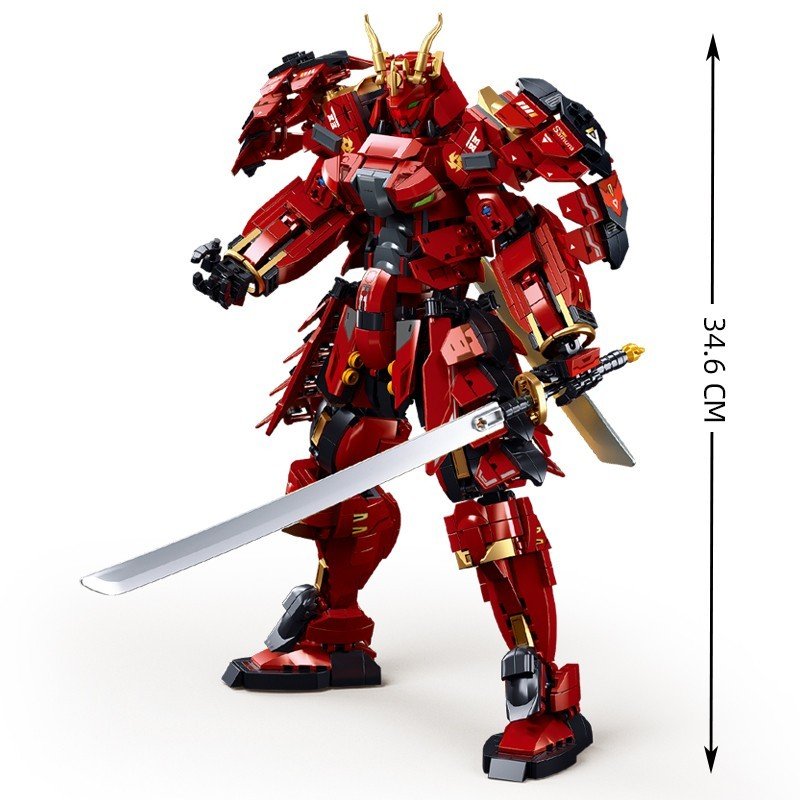 Mô Hình Lắp Ráp KAI SAMURAI Takeda Shingen Sluban  M38-B1183