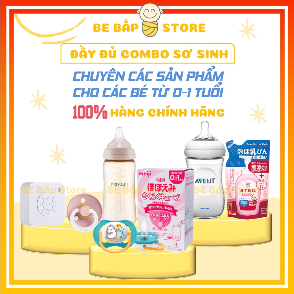 Núm Ti AVENT Natural ⚡_xD835_ ⚡ Cổ Rộng Đủ Size Cho Bé