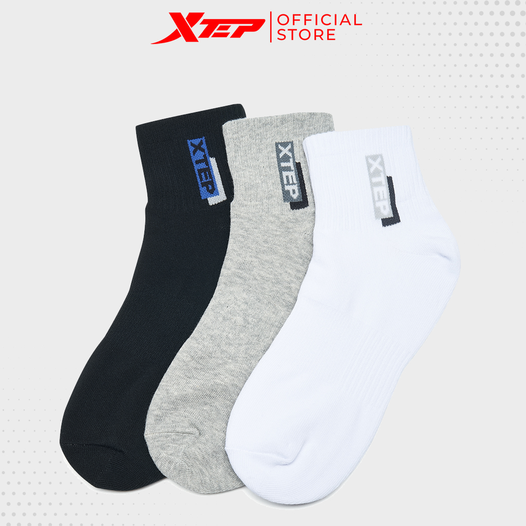 Combo 3 đôi tất nam cổ ngắn Xtep 878339550057