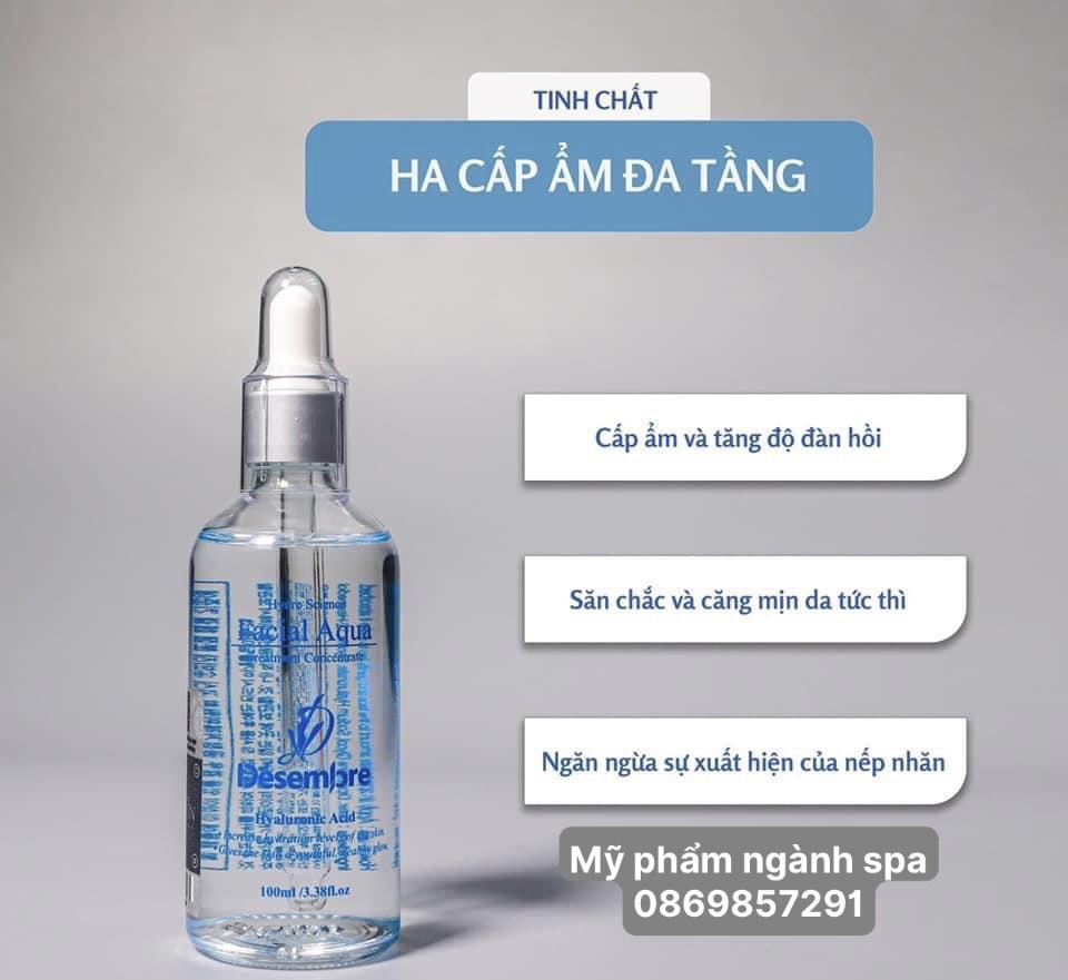Serum Ha Desembre cấp ẩm căng bóng 30-100ml