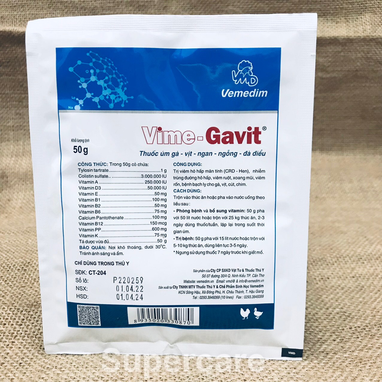 [Hoàn tiền 10%] [CÓ HỎA TỐC] Vime Gavit 50gr - Úm Gà Con, Vịt Con