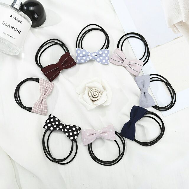 Set 5 Cột Tóc Nơ