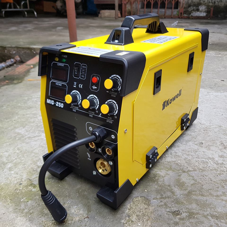 Máy hàn Mig mini 250A không dùng khí (tặng cuộn dây lõi thuốc)