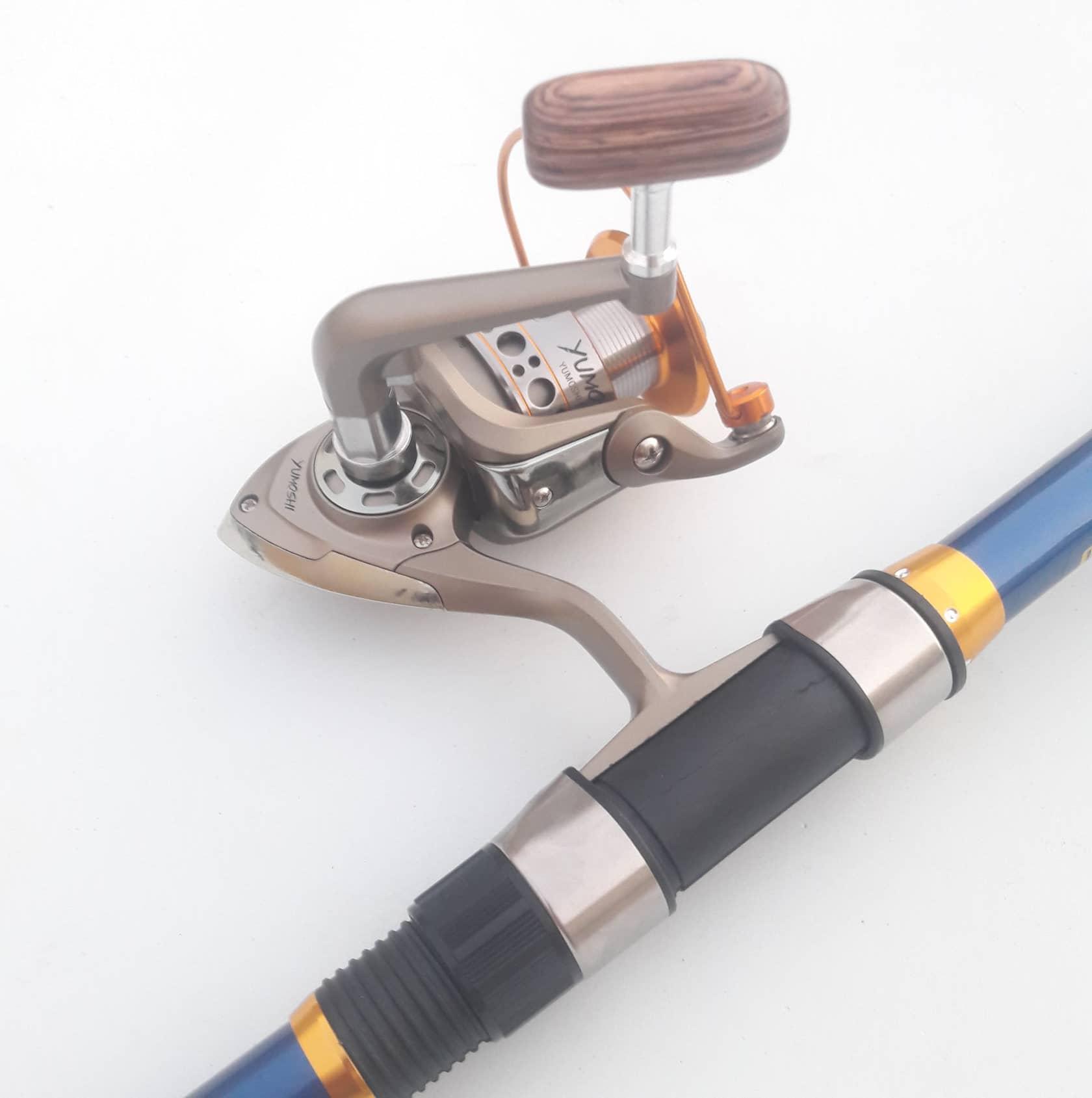 bộ cần shimano 3 mét máy yomoshi LC 6000.