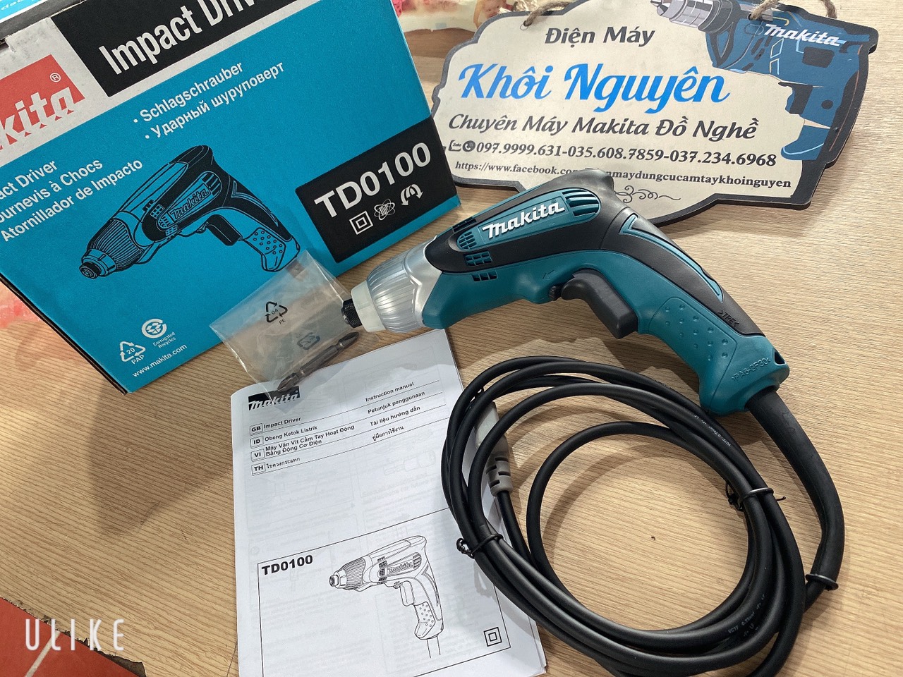 Máy vặn vít td0100 hàng makita chính hãng bh 6 tháng