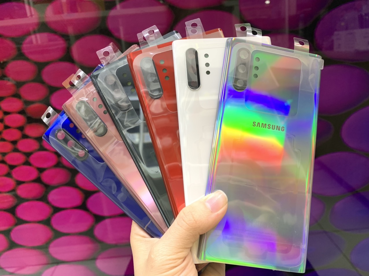 NẮP LƯNG ĐIỆN THOẠI SAMSUNG NOTE 10 PLUS ZIN