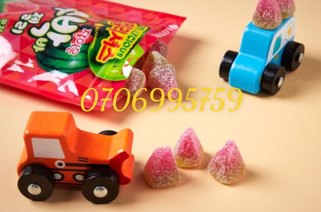 Lotte) Kẹo dẻo vị dưa hấu 56g