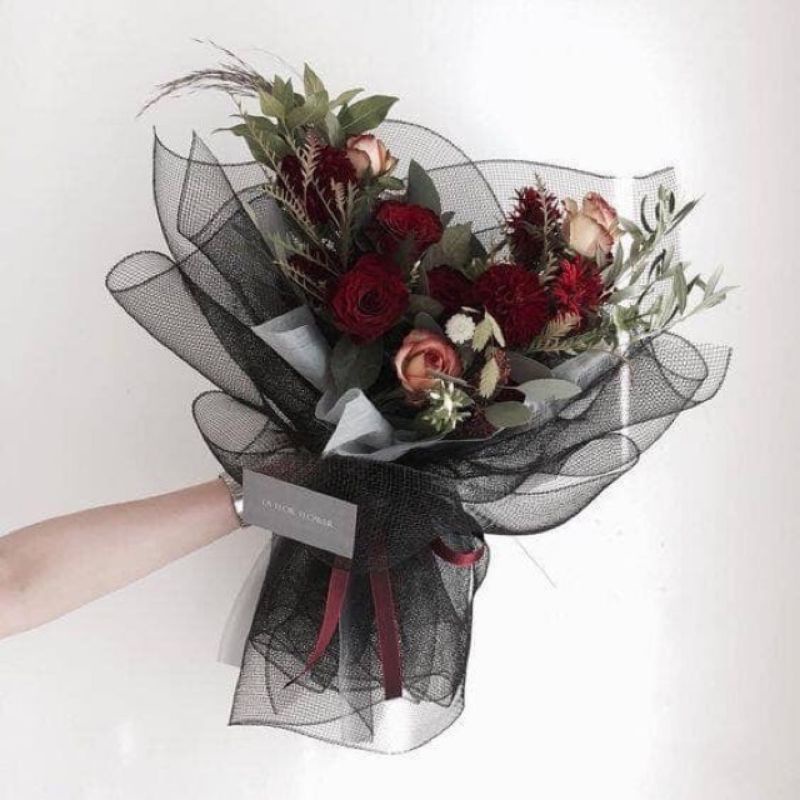 LƯỚI BÓ HOA .lưới cước trơn.dùng bó hoa .