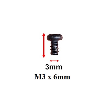 Ốc đen dùng cho vỏ pin và vỏ máy các loại.