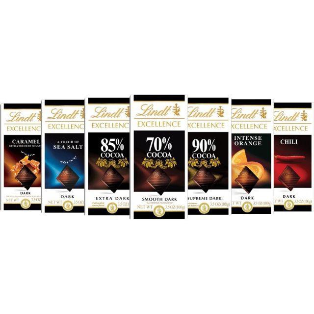 Socola Lindt Excellence đen 85% cacao 100g
