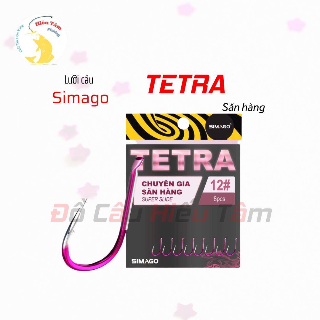 Lưỡi câu săn hàng Simago Tetra cao cấp ( vỉ 8c)