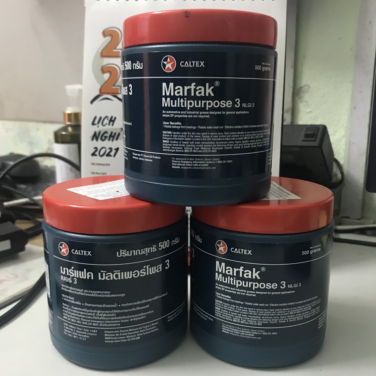 Mỡ Bò Đa Dụng Caltex Marfak® 0.5kg