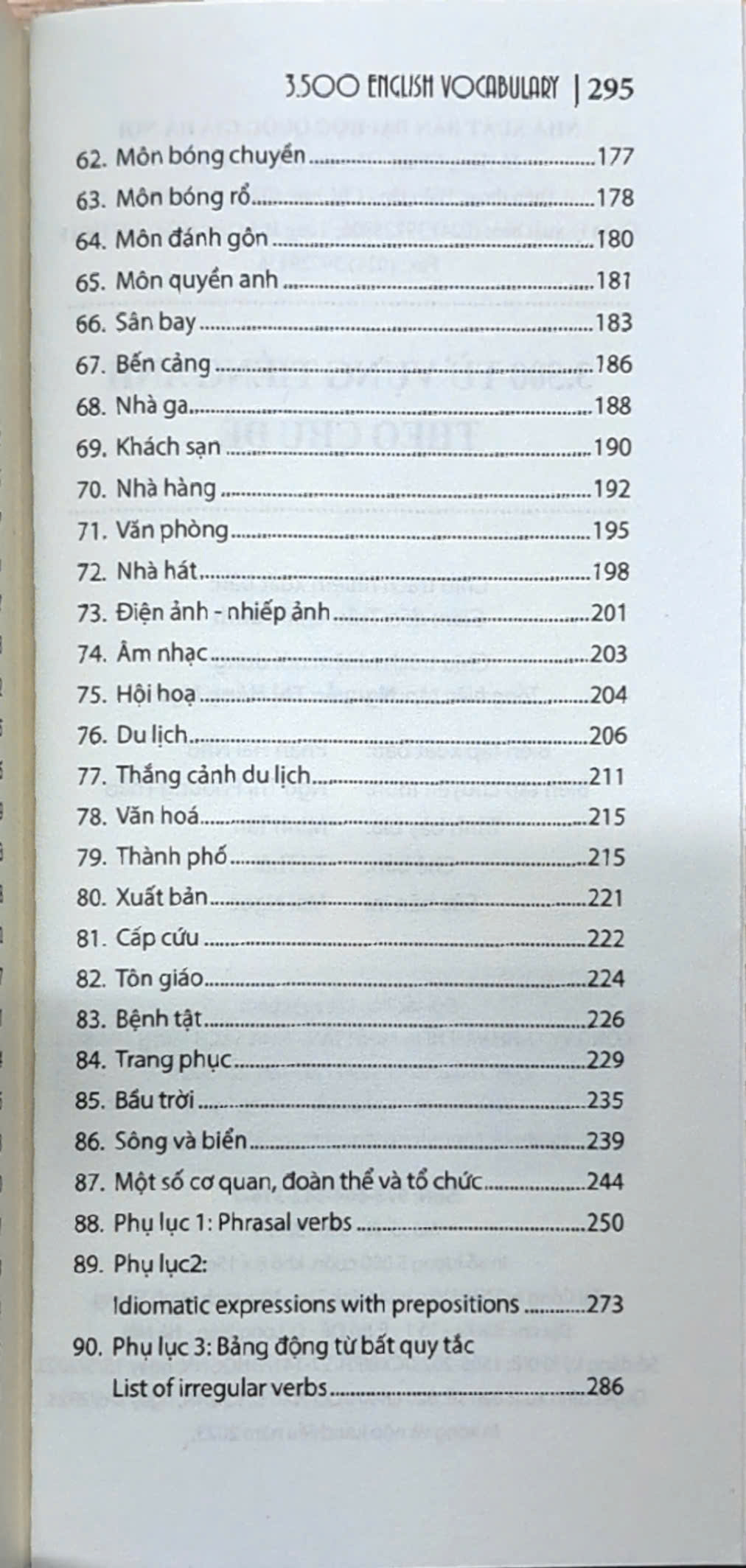3500 Từ Vựng Tiếng Anh Theo Chủ Đề (ko màu)