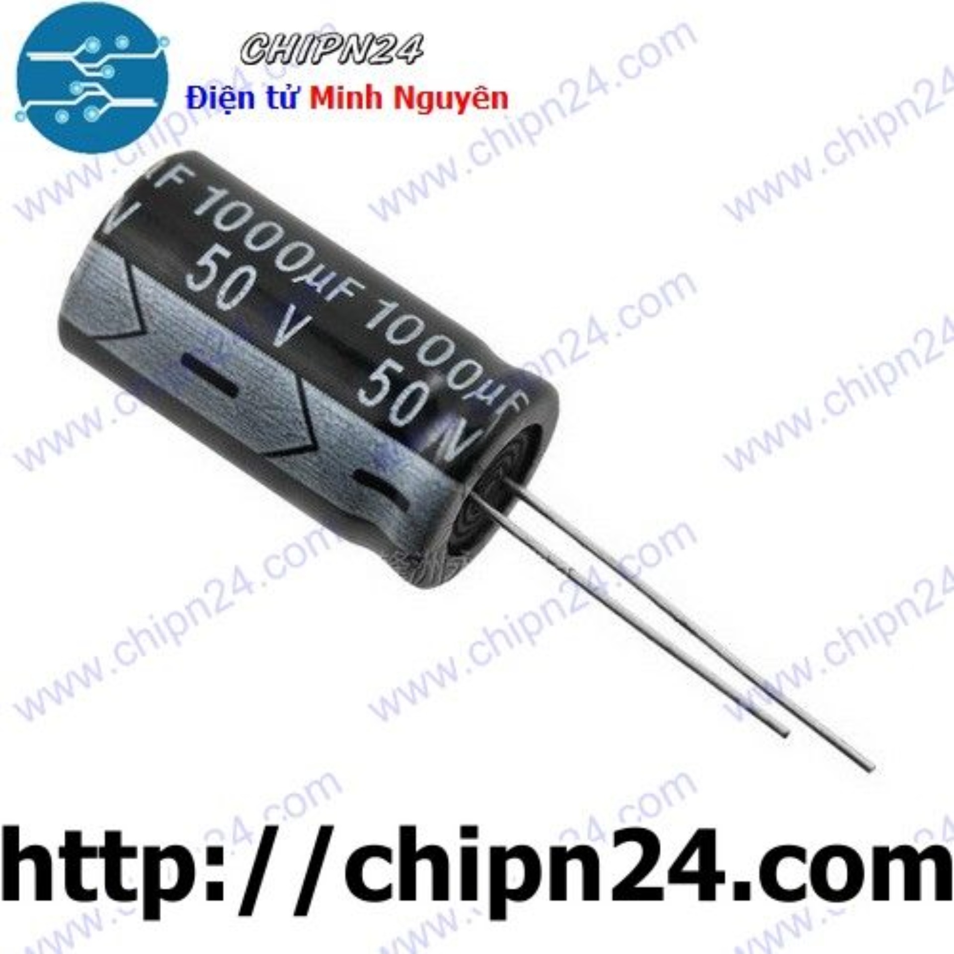 [3 con] (G36.4) Tụ hóa 1,000uF 50V (13x25mm) (1000uF 50V)