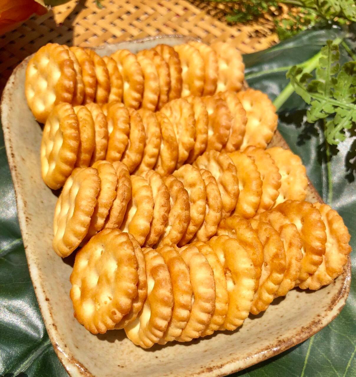 Bánh quy đồng tiền mặn ngọt 100g/200g/500g/1kg - bánh quy bơ sữa thơm ngon - ăn vặt - bách hóa uy tín