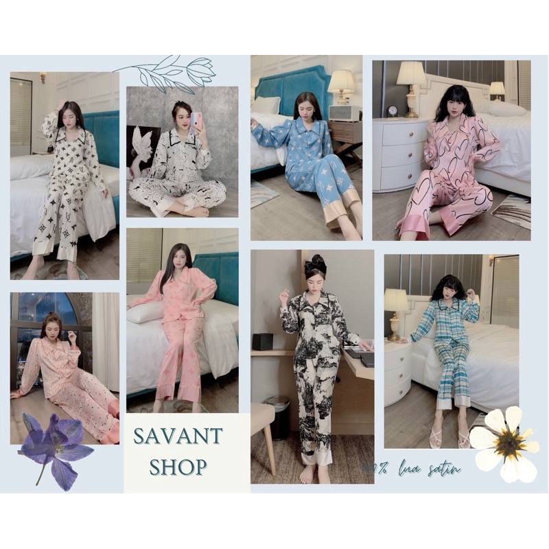 [MANGO] Pyjama Dài Tay Mẫu Mới Về Mango Siêu Đẹp