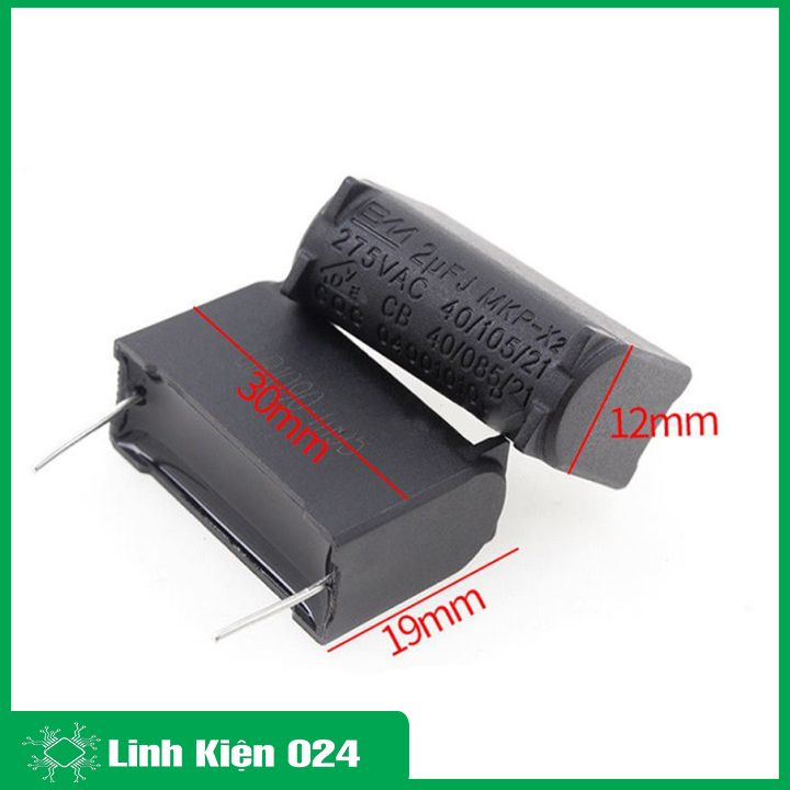 Tụ điện bếp từ 2uF 275VAC, linh kiện bếp từ