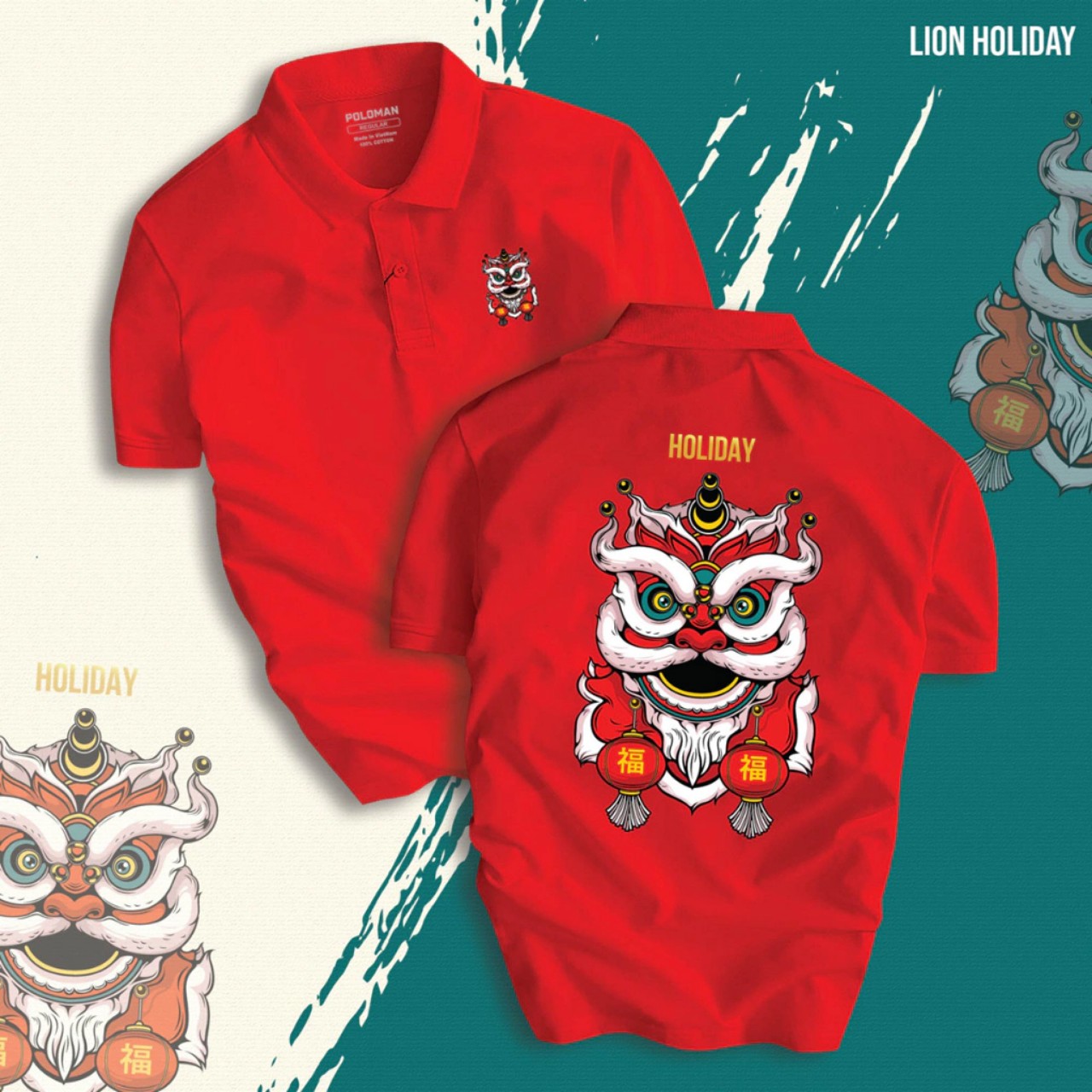 Áo thun cổ trụ cổ bâu holiday - aothunsn