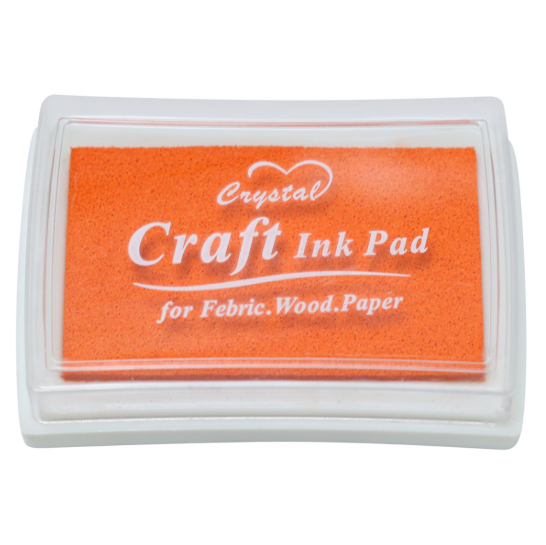 [HCM]Hộp Mực Dấu Craft Ink Pad - Màu Cam