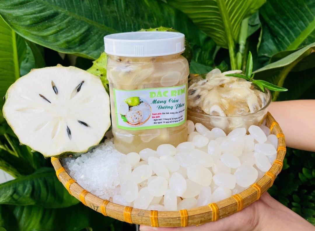 đác rim mảng cầu thanh mát