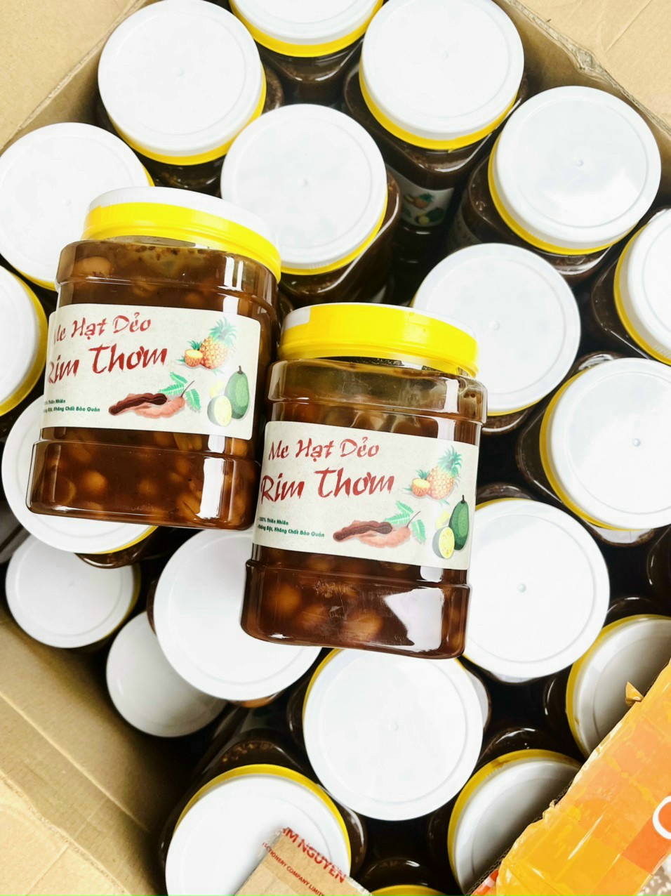 Hủ 1kg Đá Me Hạt Dẻo Rim Thơm Siêu Ngon