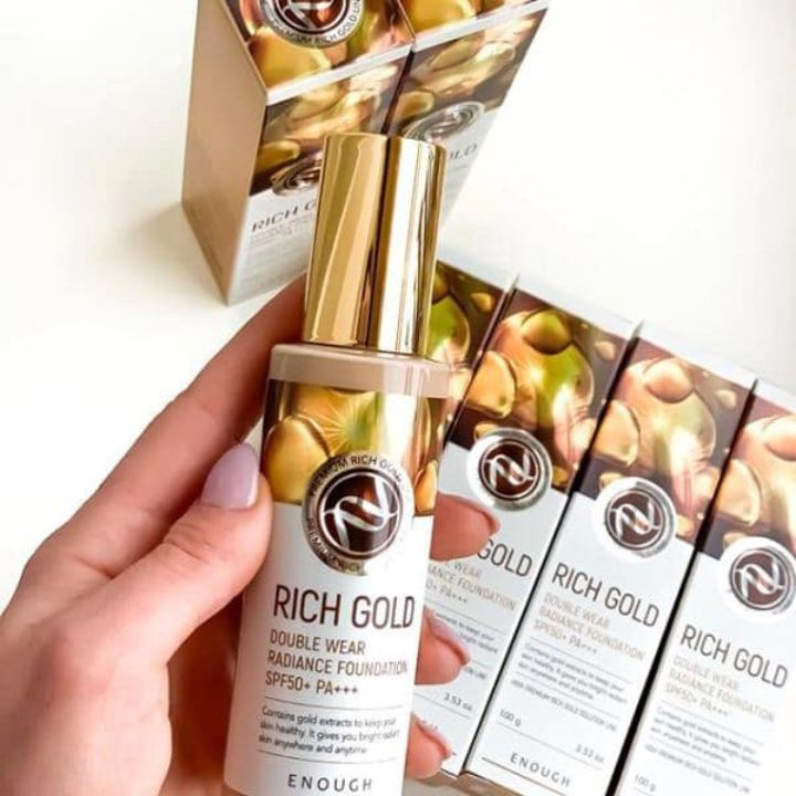 Kem Nền Collagen Enough SPF50+ PA +++ 100g (vàng/ tím)