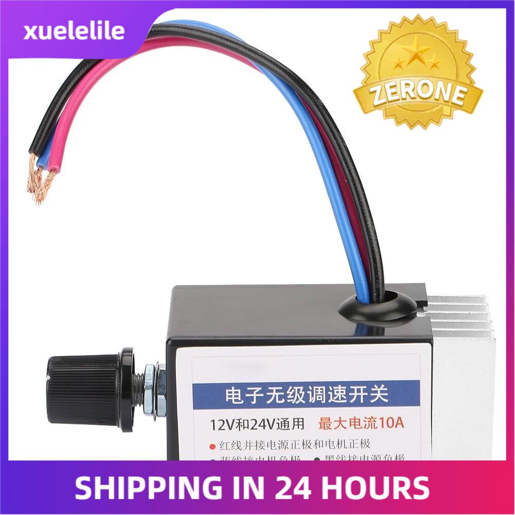 Universal DC 12V/24V Motor Speed Controller Switch For Car Truck Fan Heater Control